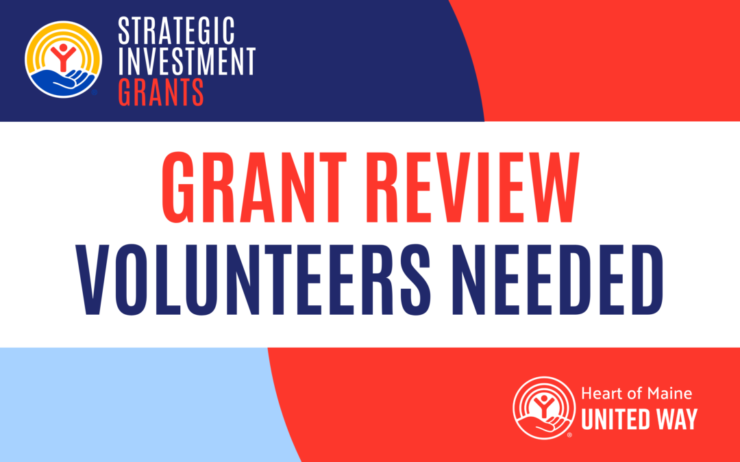 Volunteers Needed for Strategic Investment Grant Review