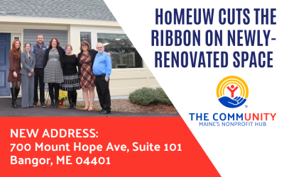 Office Move & Ribbon Cutting of The COMMUNITY: Maine’s Nonprofit Hub